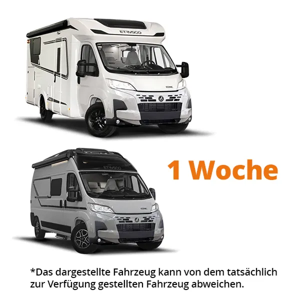 Zwei Etrusco-Wohnmobile als Hauptgewinn hinter Türchen 24: eine kostenlose Woche Campingurlaub