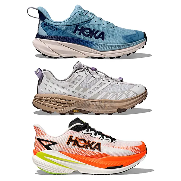 Verschiedene HOKA Laufschuhe als sportlicher Hauptgewinn hinter Türchen 1.